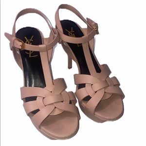 YSL Saint Laurent Paris Pink Special Edition Heels